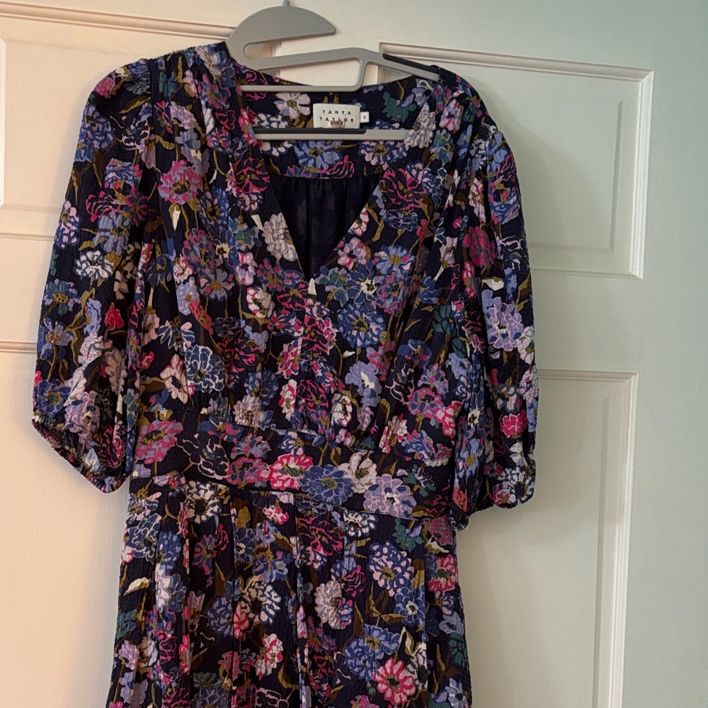 Tanya Taylor Multicolor Floral Dress